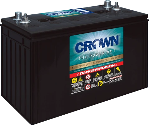 Crown CROWN1 AGM marine severe-duty battery