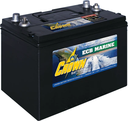 Crown ECB marine starter battery