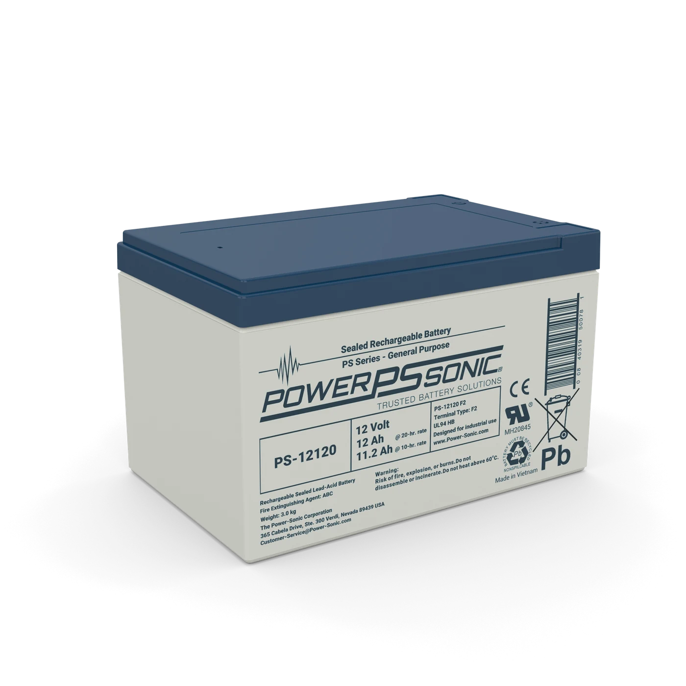 Power-Sonic PS-12120 sealed lead-acid battery