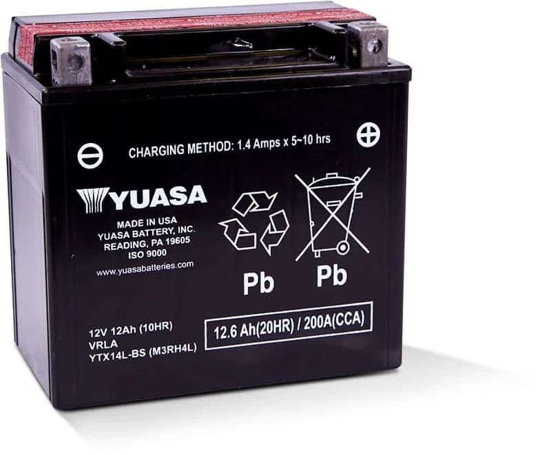 Yuasa YTX14L-BS powersports battery